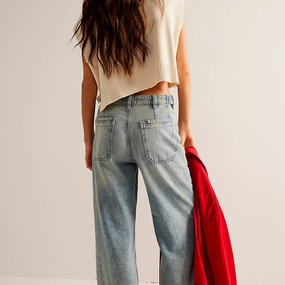 Free People Palmer Cuffed Jeans We The Free - Picture 10 of 12